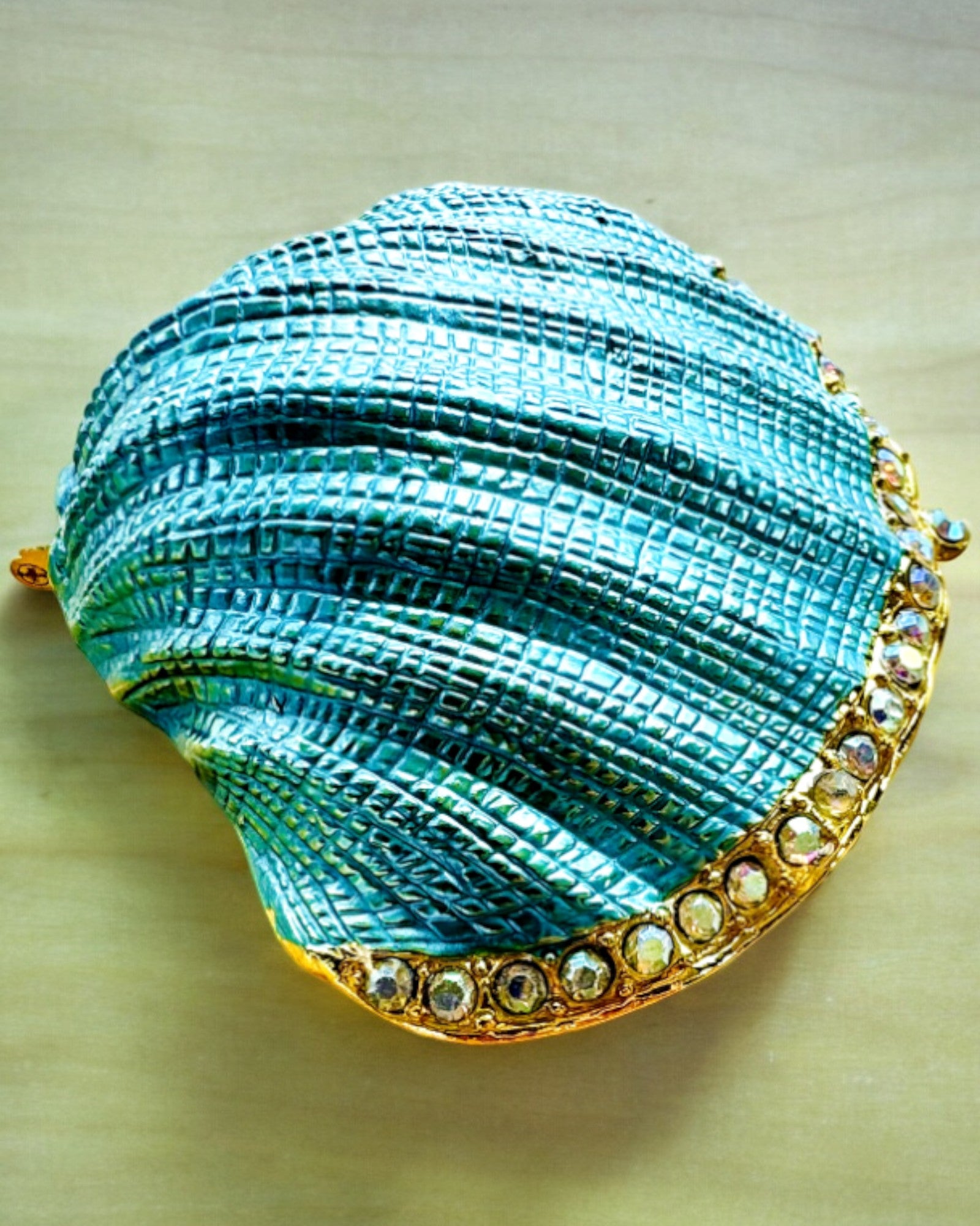 Schatzkammer der Erinnerungen Muschel - Schmuckversteck mit Personalisierung durch Gravur, Geschenk