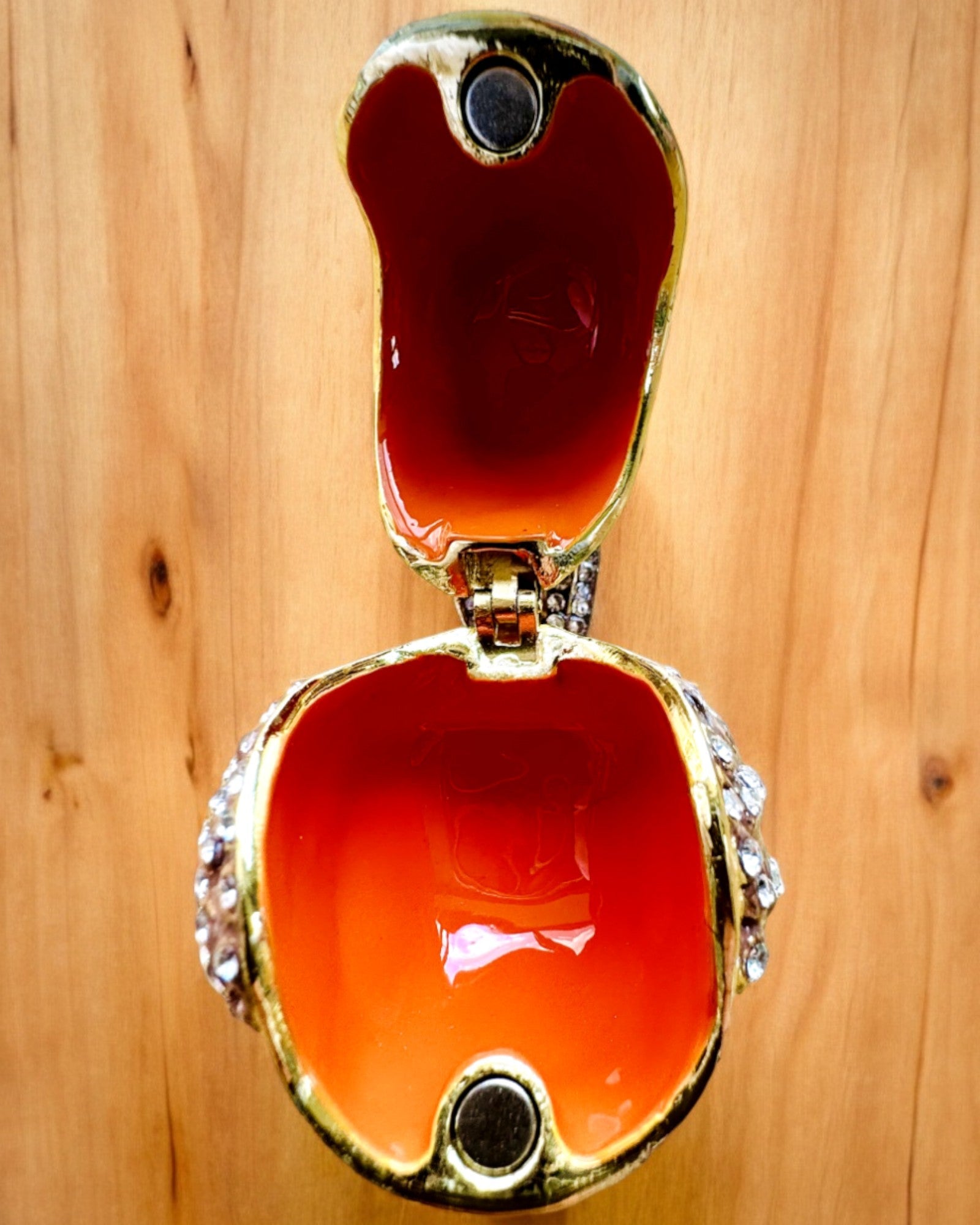 Bunter Spatz mit Gravur - Zauberhaftes Versteck für Schätze