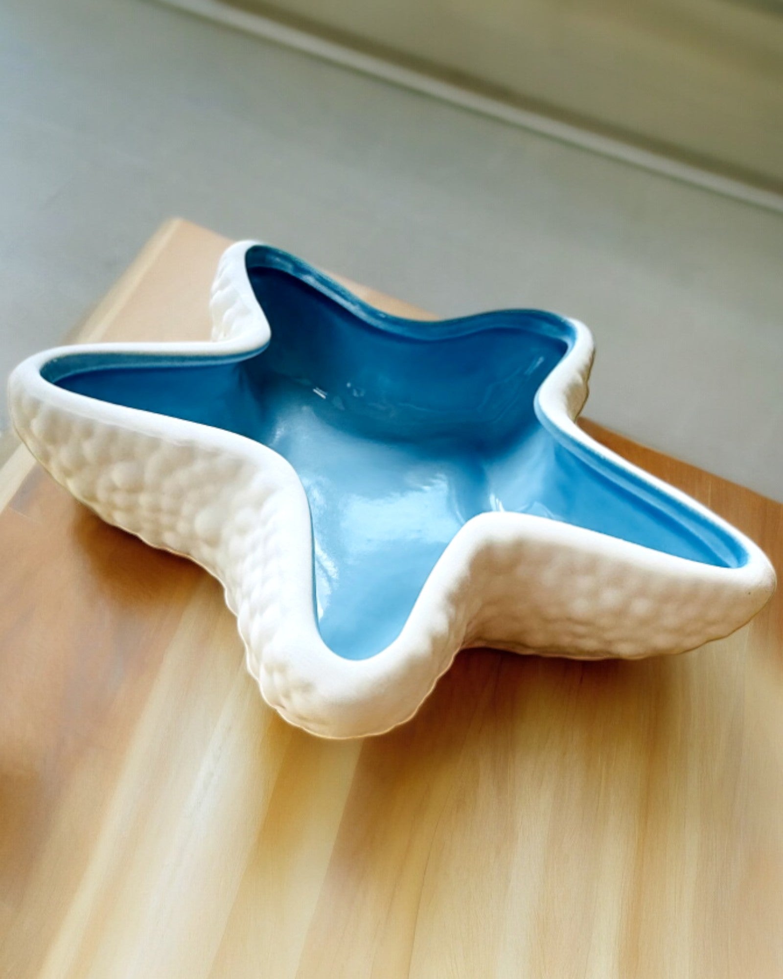 Keramikschale "Sternenglanz" - 14 cm Breite - als Geschenk, Personalisierung mit Gravur