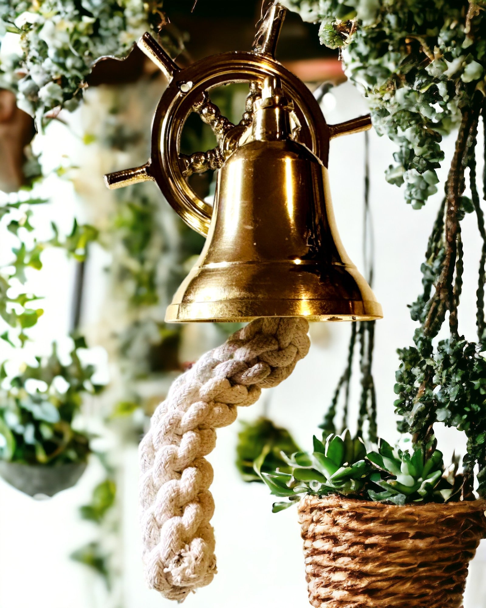 Klassischer Steuer - Türklingel "Nautica Lux"