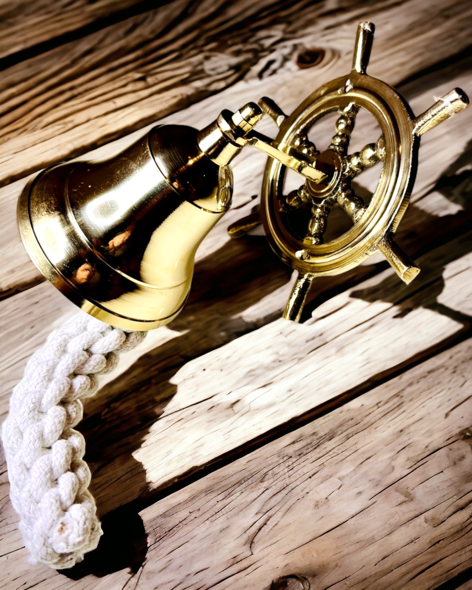 Klassischer Steuer - Türklingel "Nautica Lux"