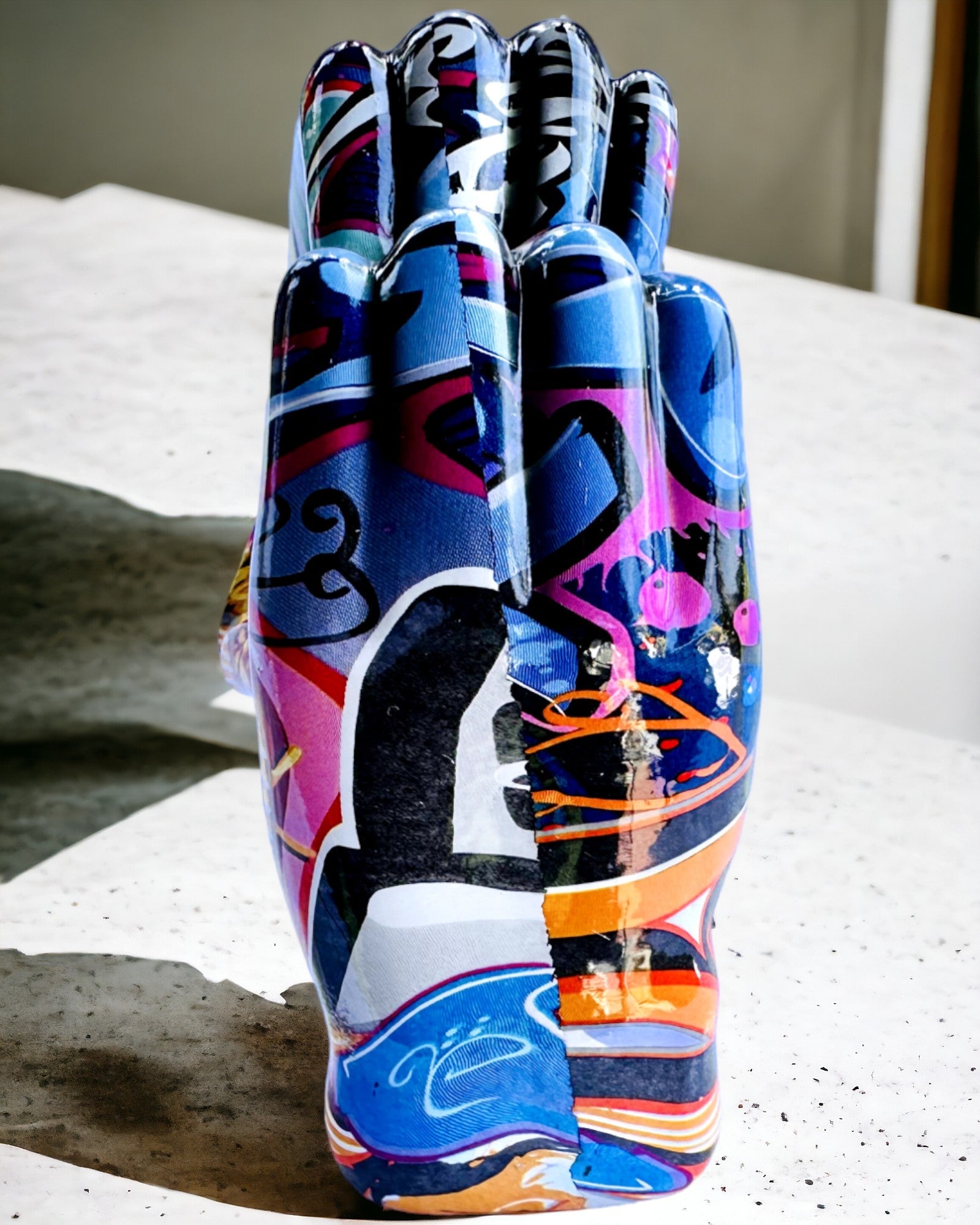 Dekorative Figur Bunter Dekorationsgriff ArtBrace - personalisierbar mit Gravur, als Geschenk