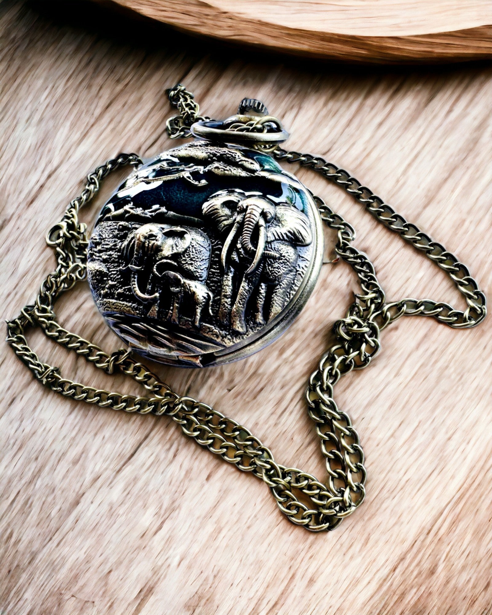 Taschenuhr "Vintage Explorer" mit Gravurmöglichkeit