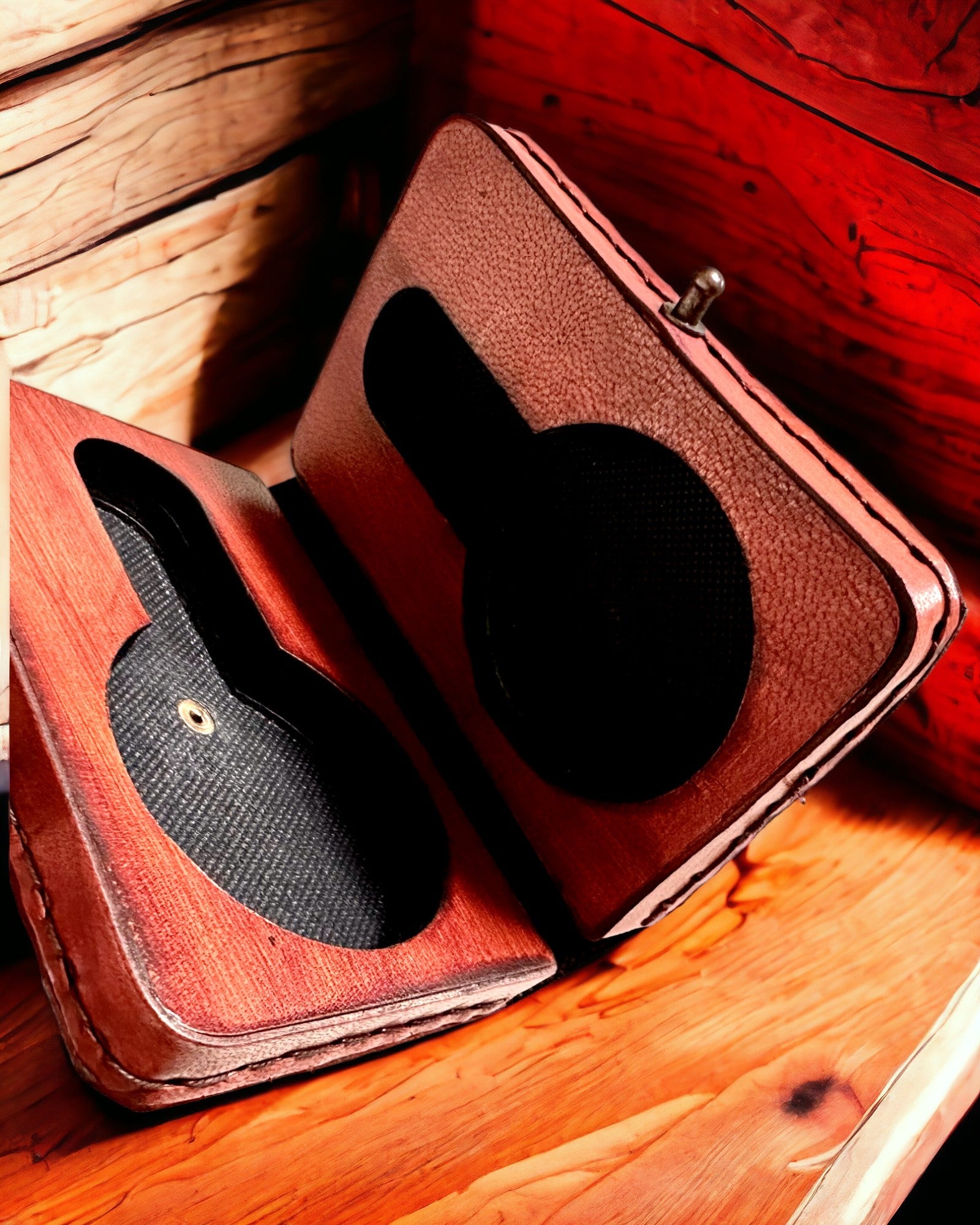 Kommandantenetui – Handgefertigtes Etui für Taschenuhr oder Kompass mit Personalisierungsmöglichkeit