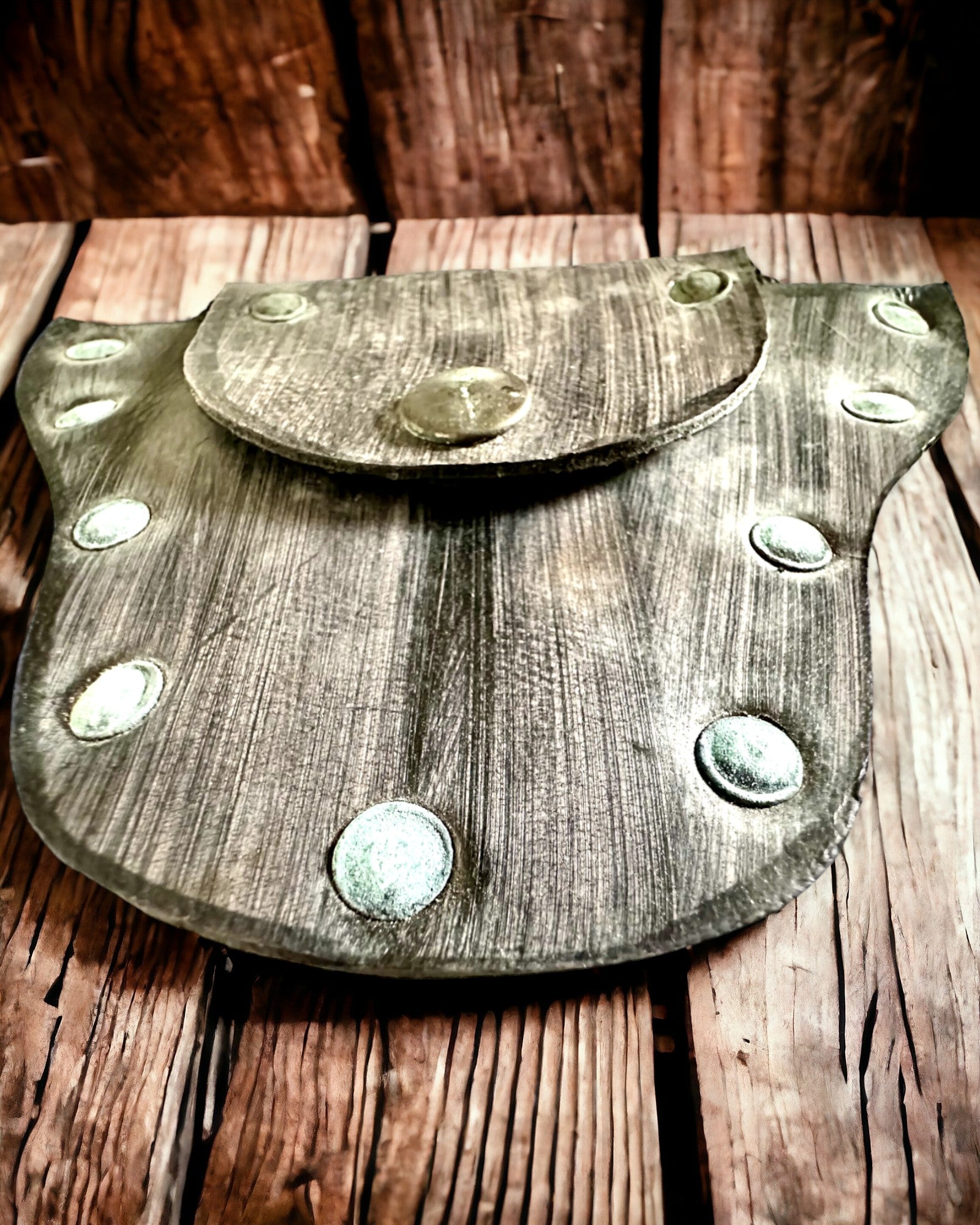 Waldkobold-Versteck-Geldbeutel – Handgefertigter Kleiner Lederbeutel