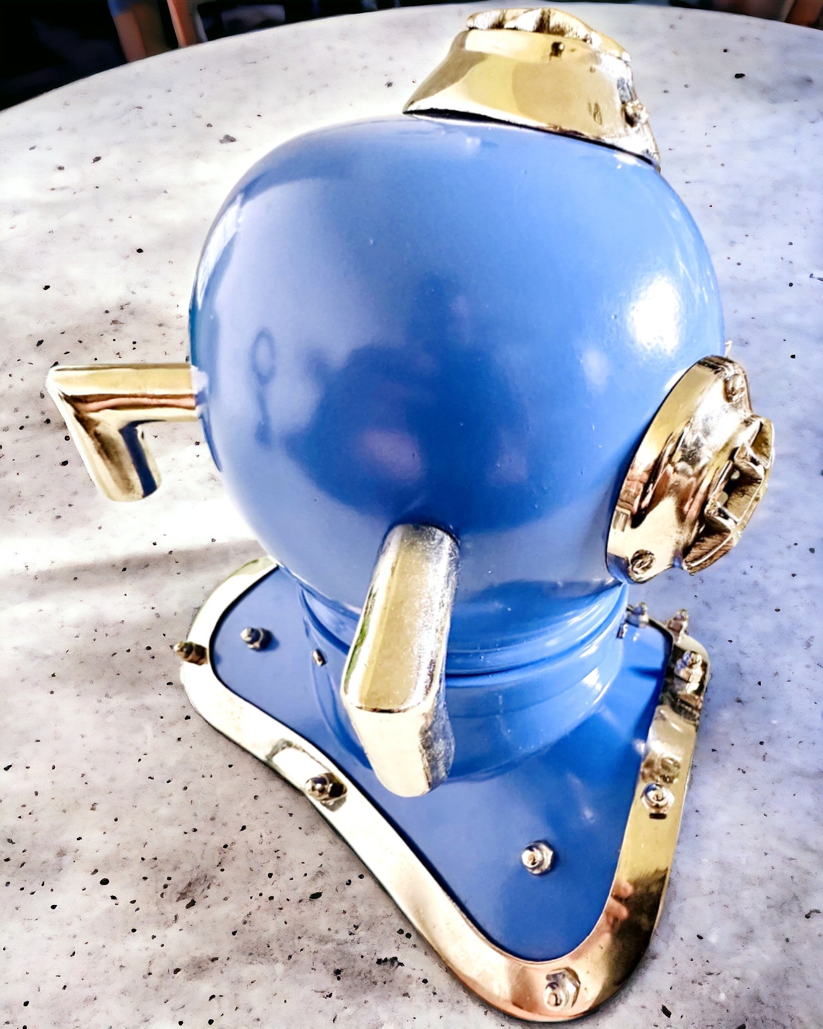 Tiefseeforscherhelm - Sammleredition mit Gravurmöglichkeit, 35 cm, Geschenk für Feuerwehrmann oder Taucher