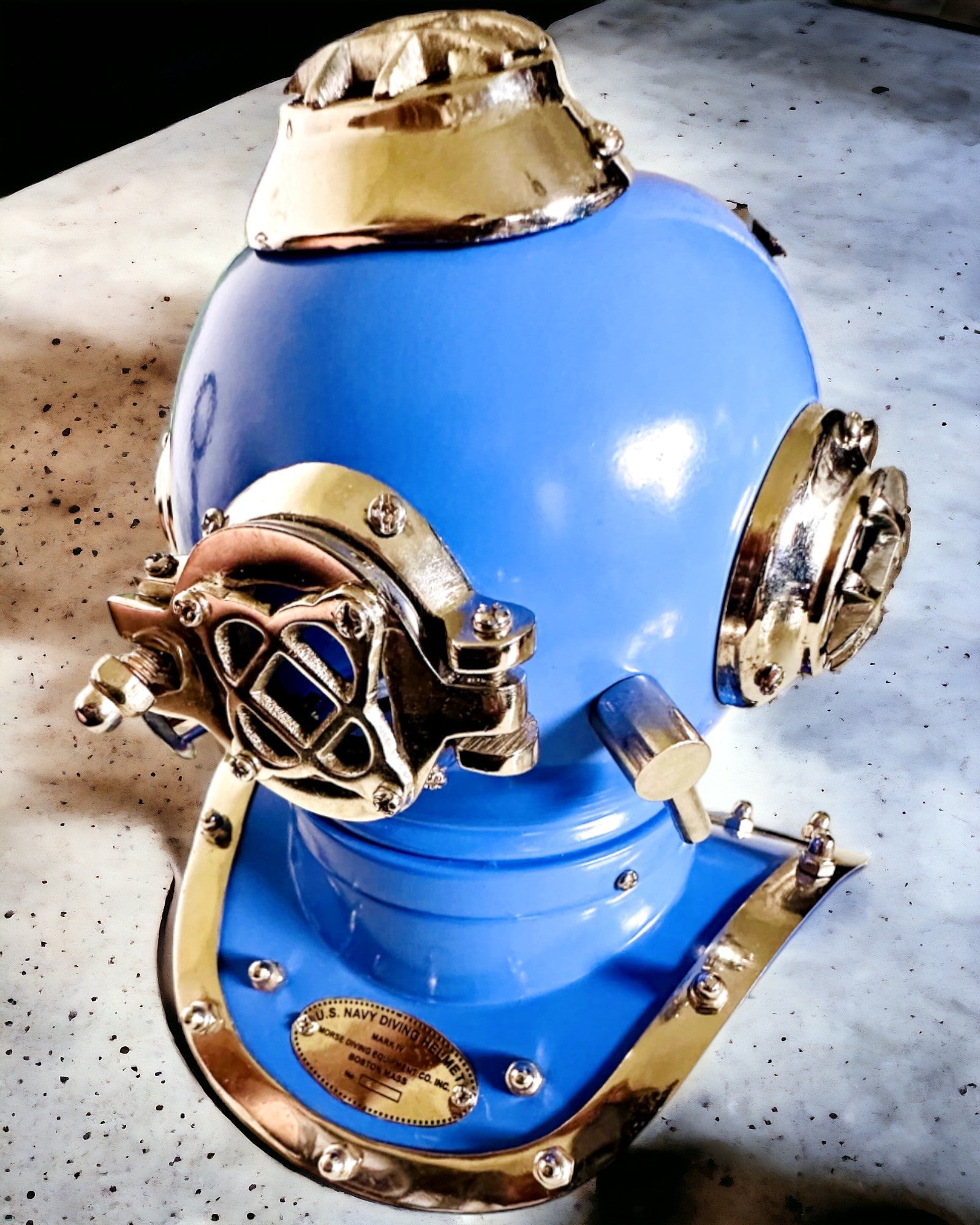 Tiefseeforscherhelm - Sammleredition mit Gravurmöglichkeit, 35 cm, Geschenk für Feuerwehrmann oder Taucher