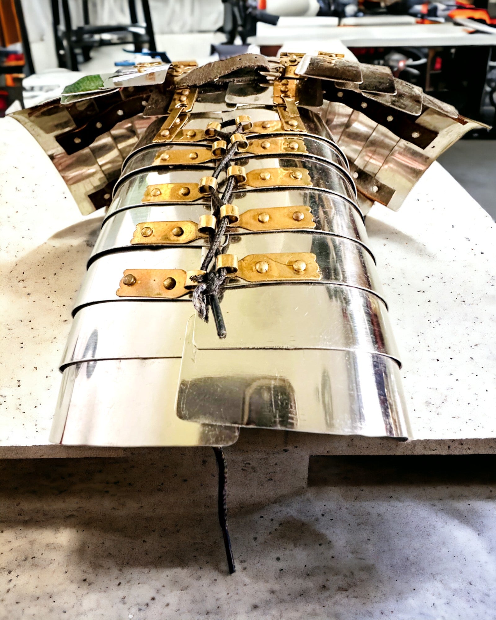 Stadtkrieger-Rüstung - Handgefertigt, Gravurmöglichkeit, Höhe ca. 40 cm