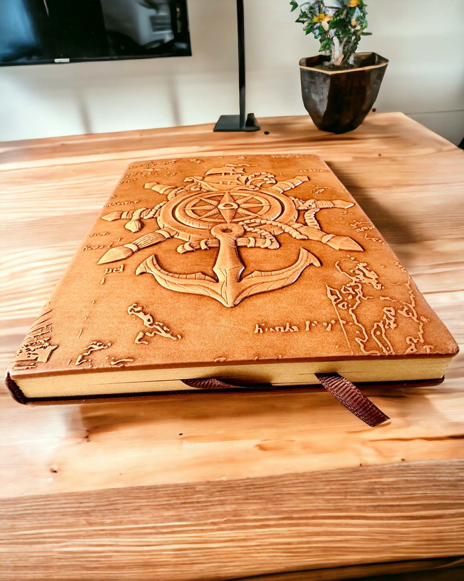 Notizbücher mit Segelmotiv „Nautica“ mit Personalisierungsoption durch Gravur, als Geschenk