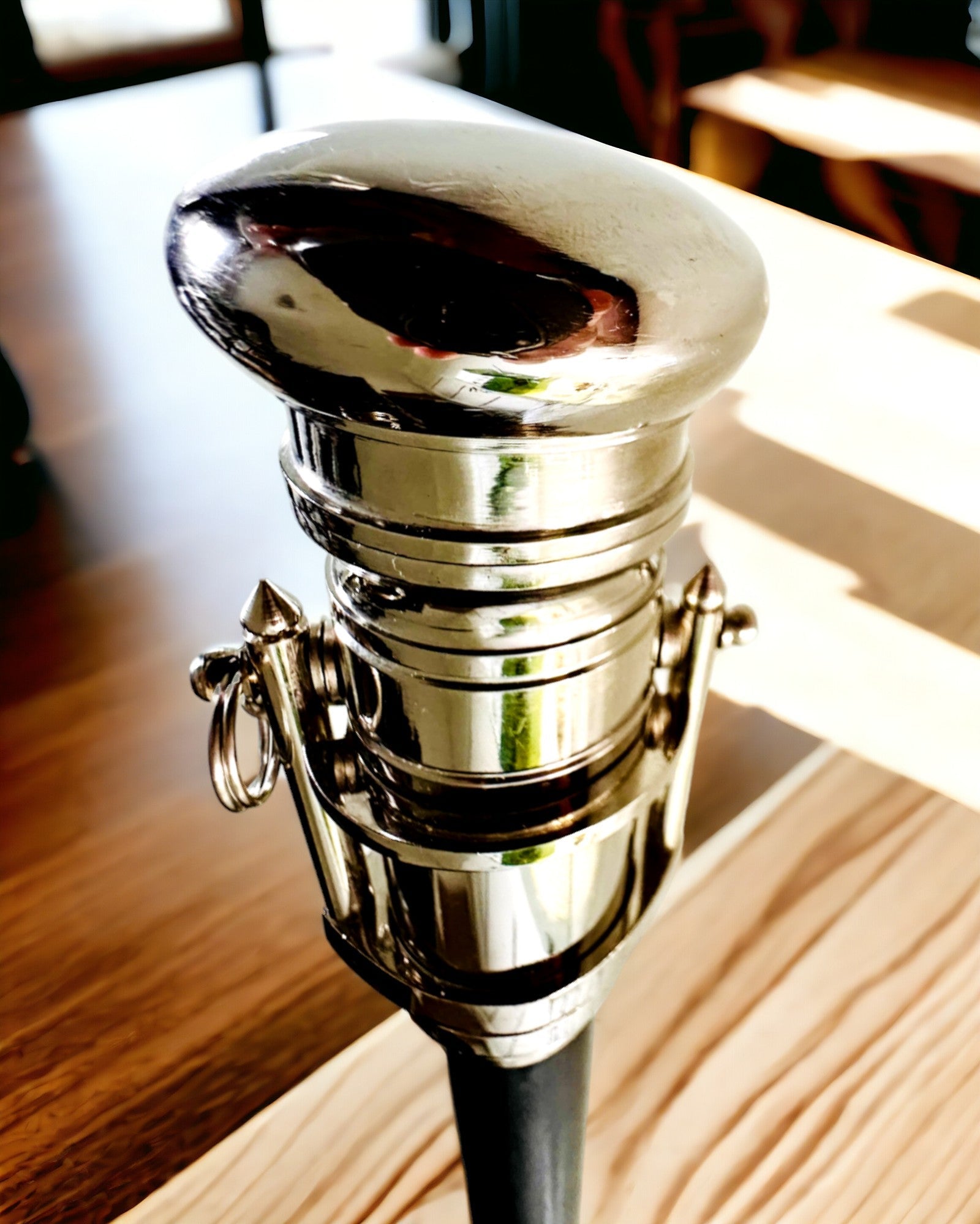 GEHSTOCK MIT GRIFF UND FERNROHRFUNKTION – ELEGANT UND MODISCH, 95 CM - Kapitäns "Navigator's Crest"