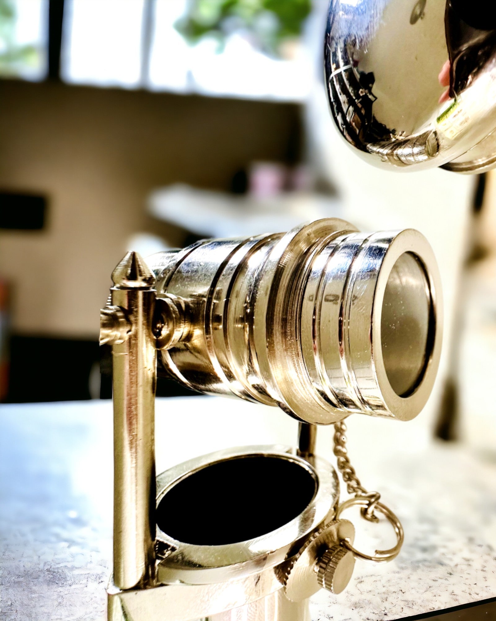 GEHSTOCK MIT GRIFF UND FERNROHRFUNKTION – ELEGANT UND MODISCH, 95 CM - Kapitäns "Navigator's Crest"