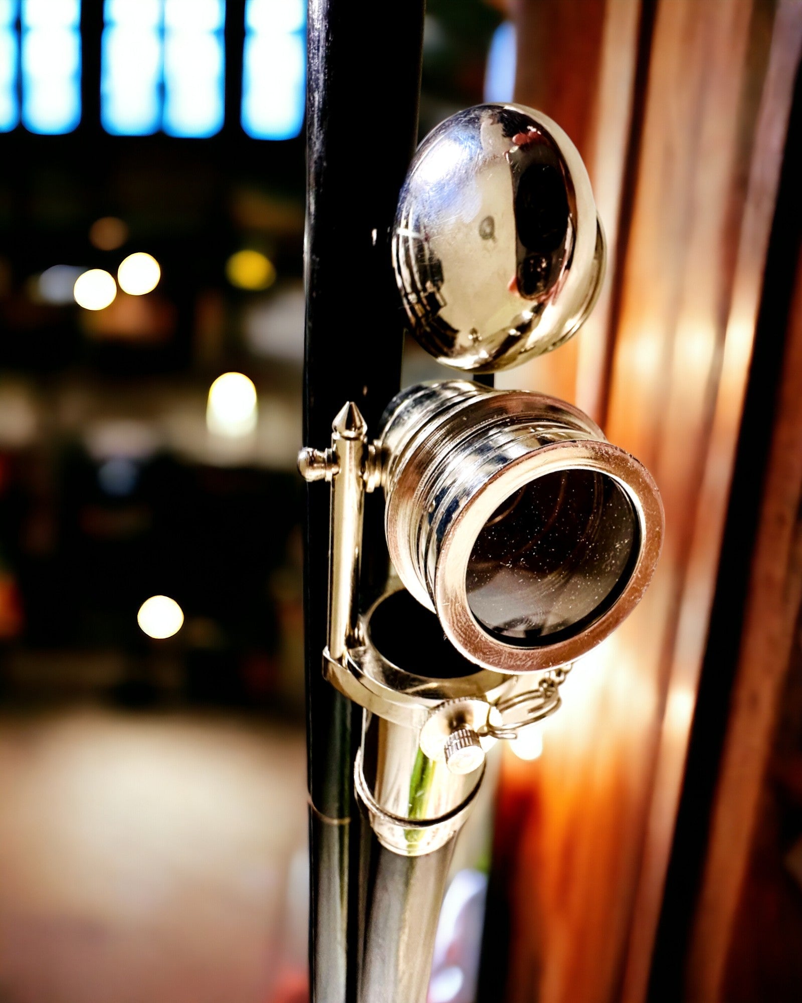 GEHSTOCK MIT GRIFF UND FERNROHRFUNKTION – ELEGANT UND MODISCH, 95 CM - Kapitäns "Navigator's Crest"