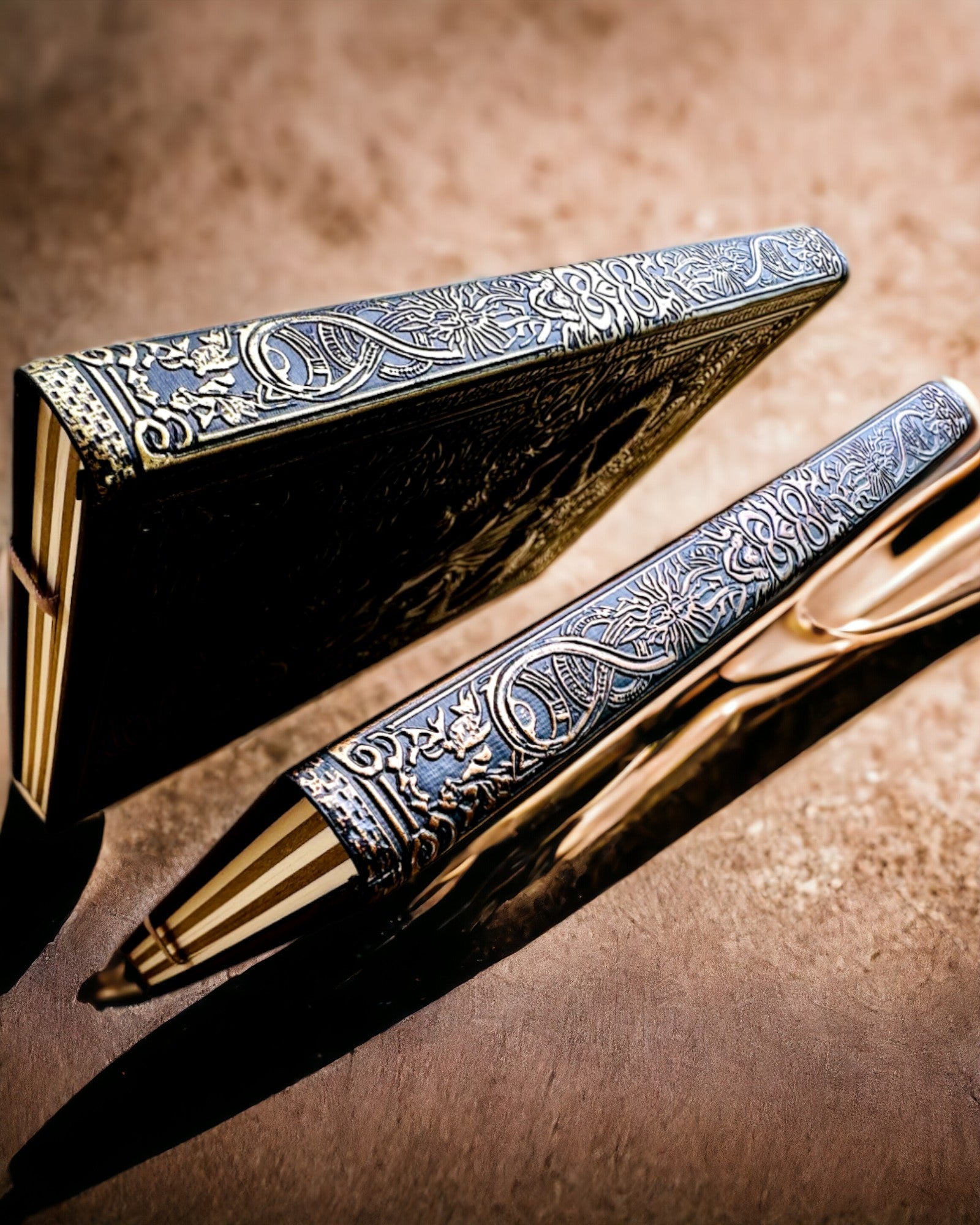 Magisches Notizbuch, Notizblock "Boski Byk" - Elegantes und Einzigartiges Schreibwaren, Personalisierung mit Gravur