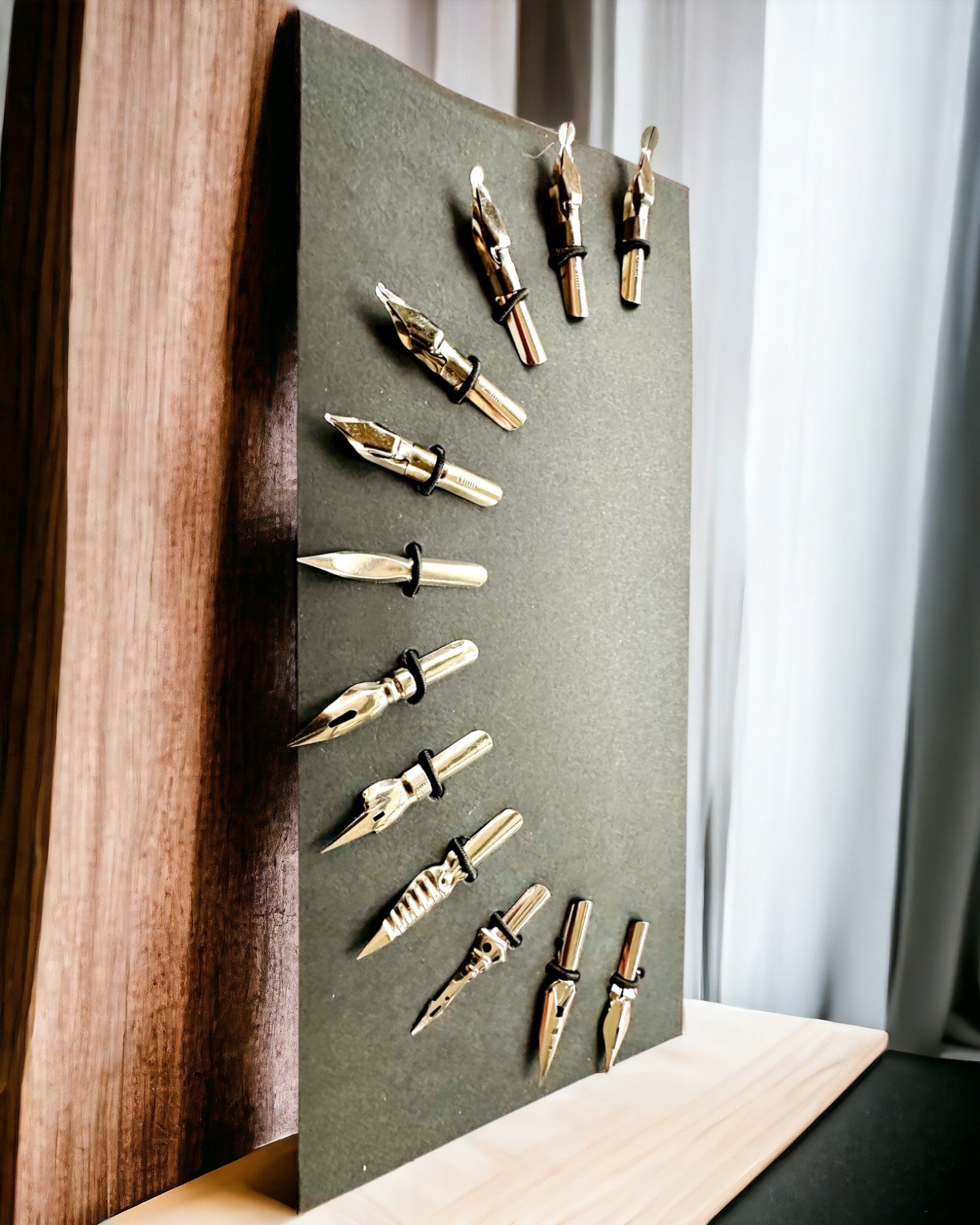 Exklusives Kalligrafie-Set, Tauchfederhalter und Tinten-Set, Personalisierung mit Gravur