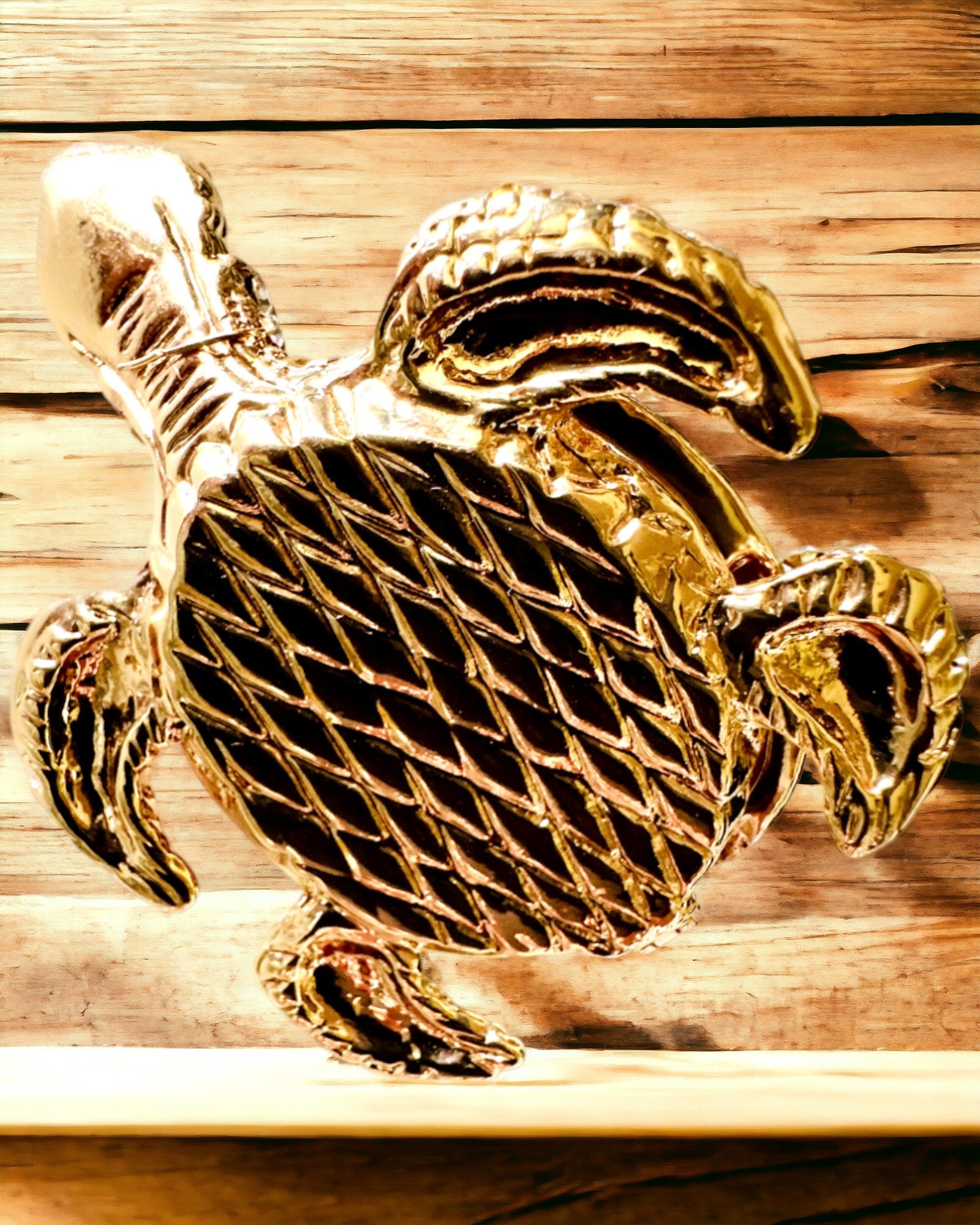 Schmuckkästchen "Schildkrötenfamilie" - Farbe Orange, Personalisierung mit Gravur