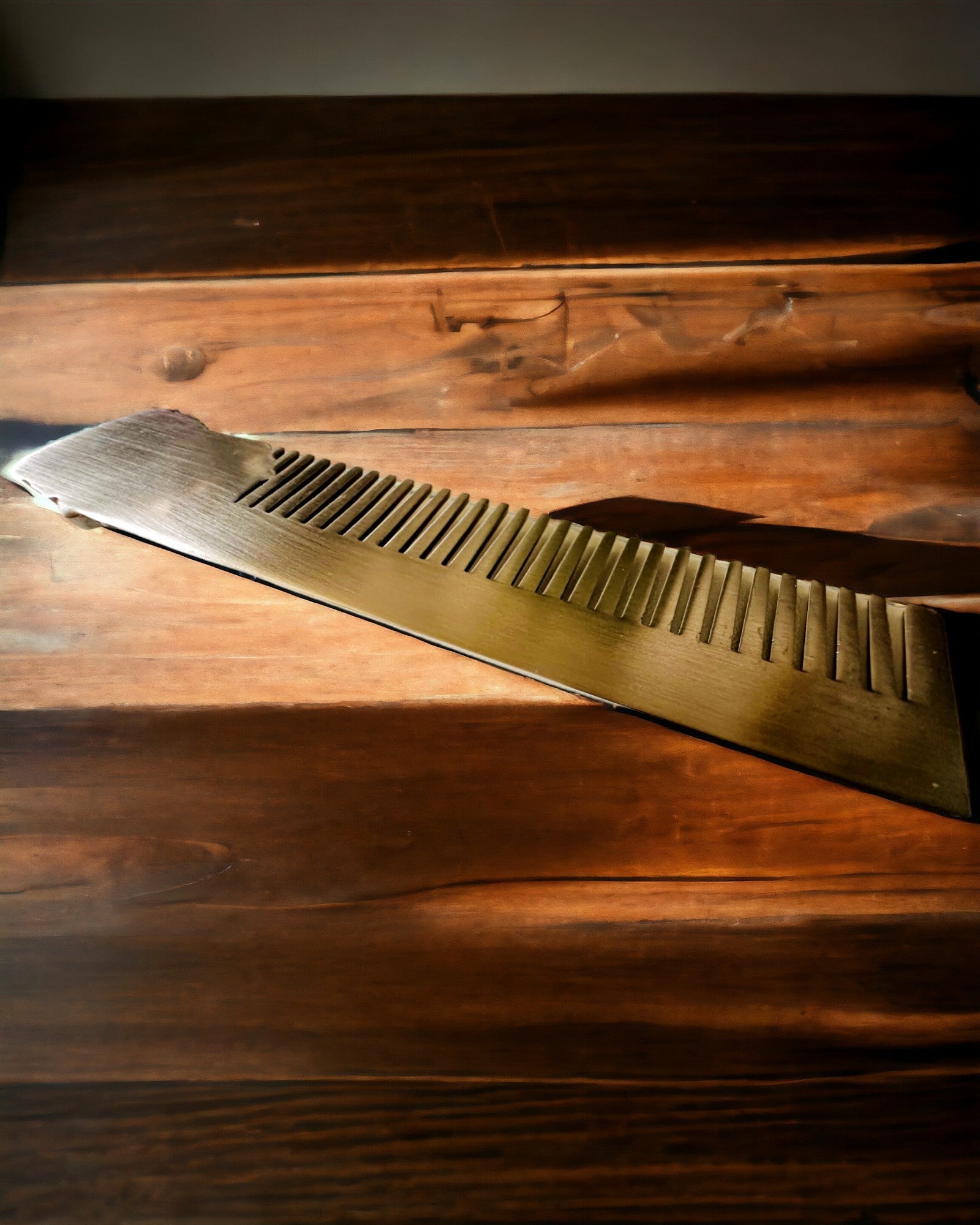 GroomMaster - Eleganter Metallkamm mit Gravur, personalisierte Gravur