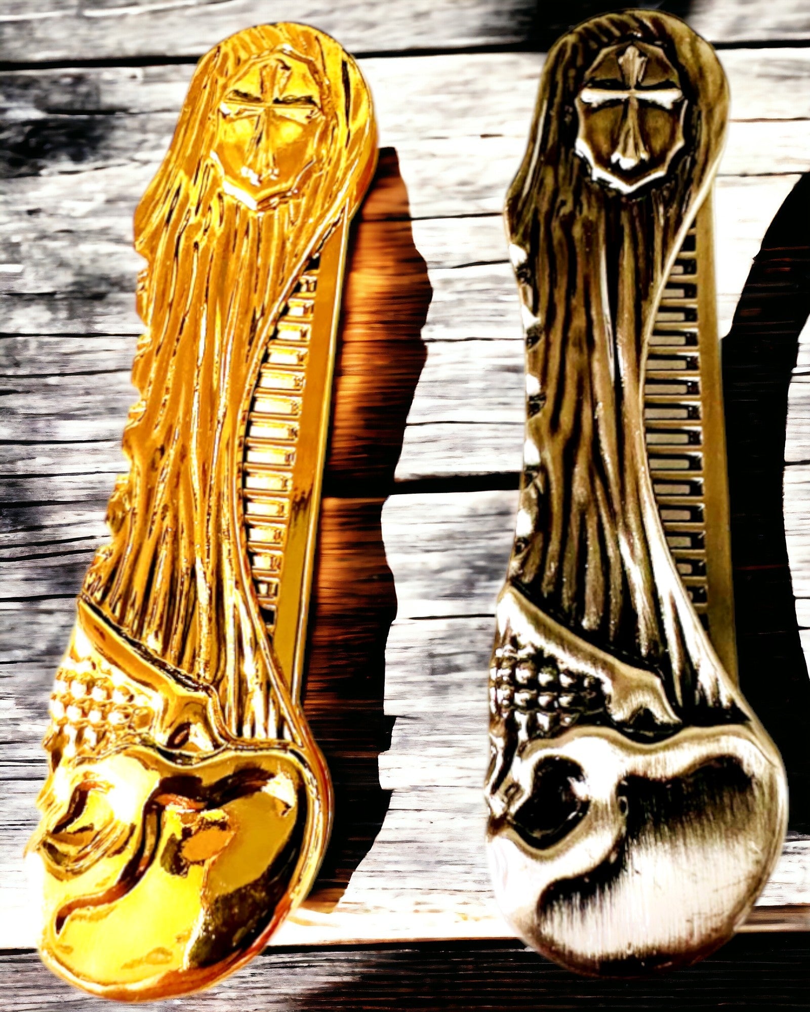 Mystic Skull Comb - Premium-Kamm, Personalisierung mit Gravur möglich