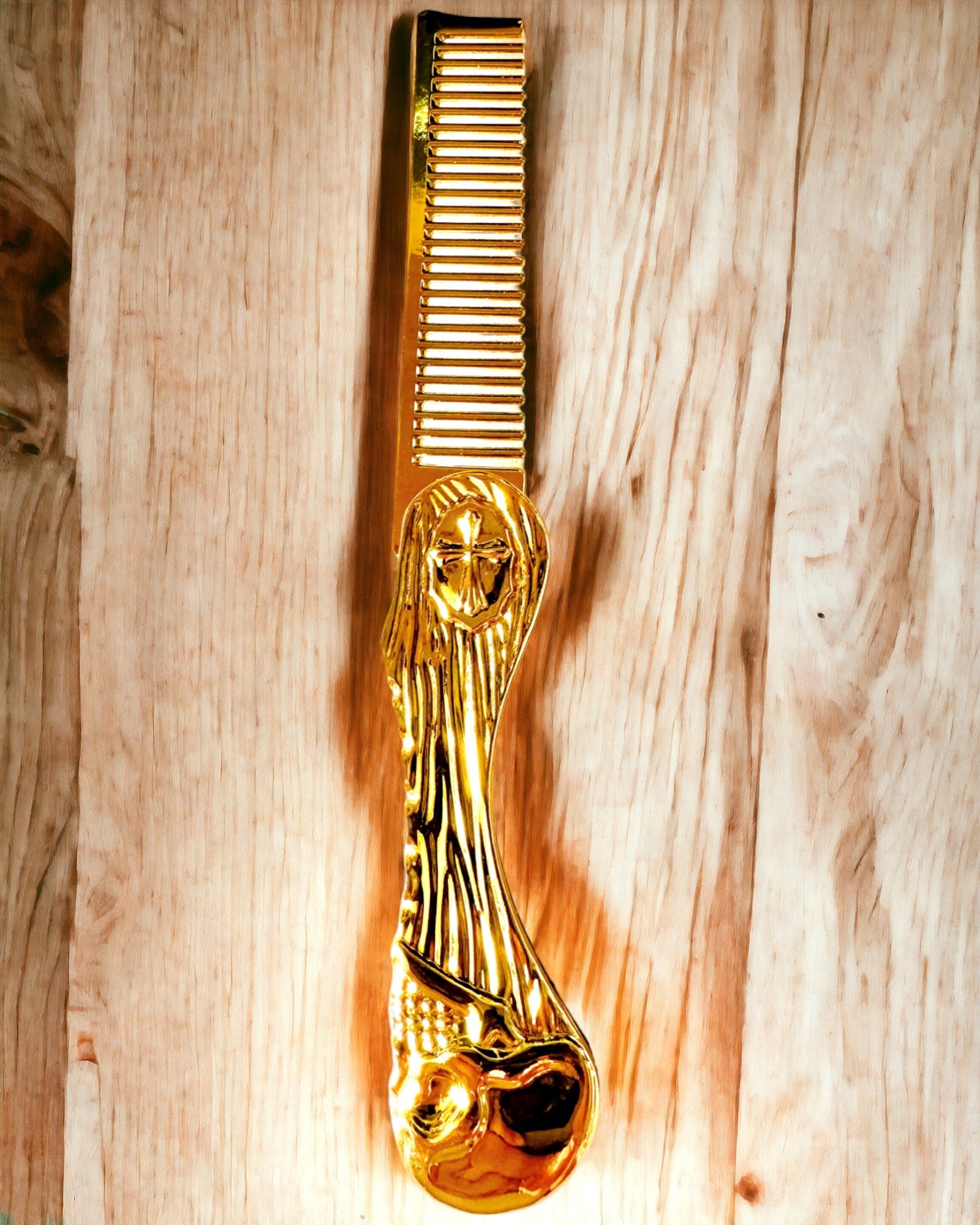 Mystic Skull Comb - Premium-Kamm, Personalisierung mit Gravur möglich