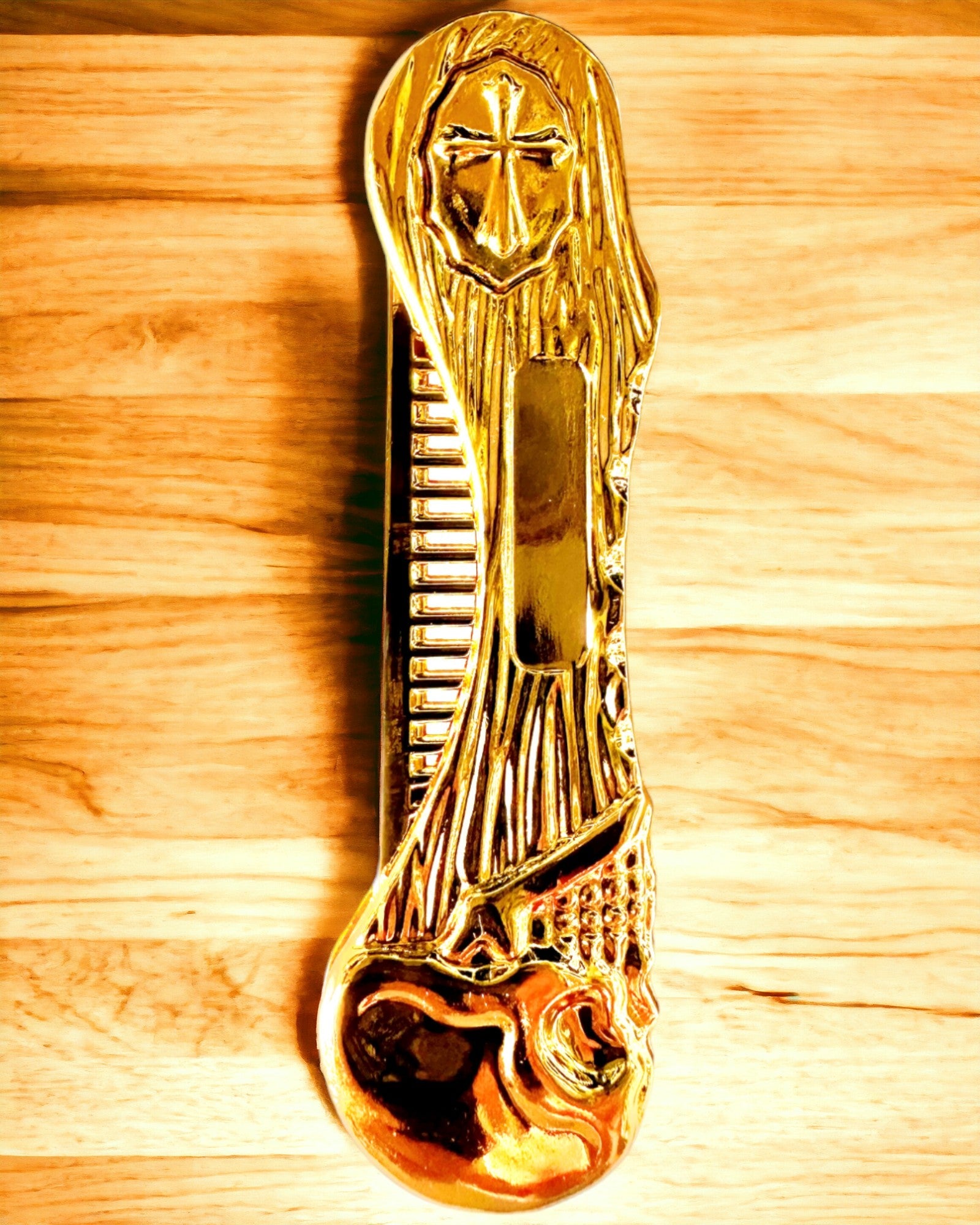 Mystic Skull Comb - Premium-Kamm, Personalisierung mit Gravur möglich