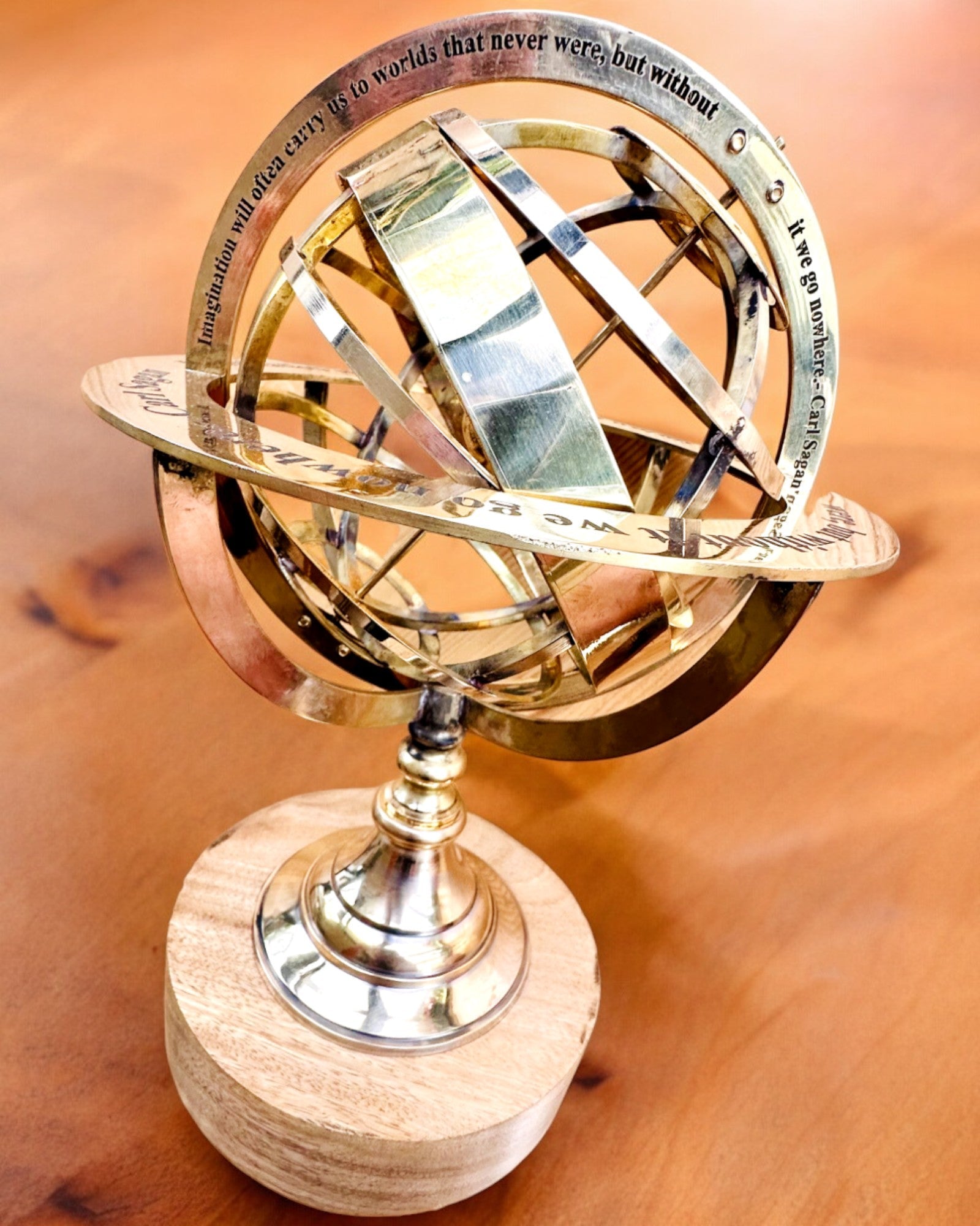 Astrolabium Artis - Handgefertigt mit Gravuroption, Dekoration für das Büro, Premium