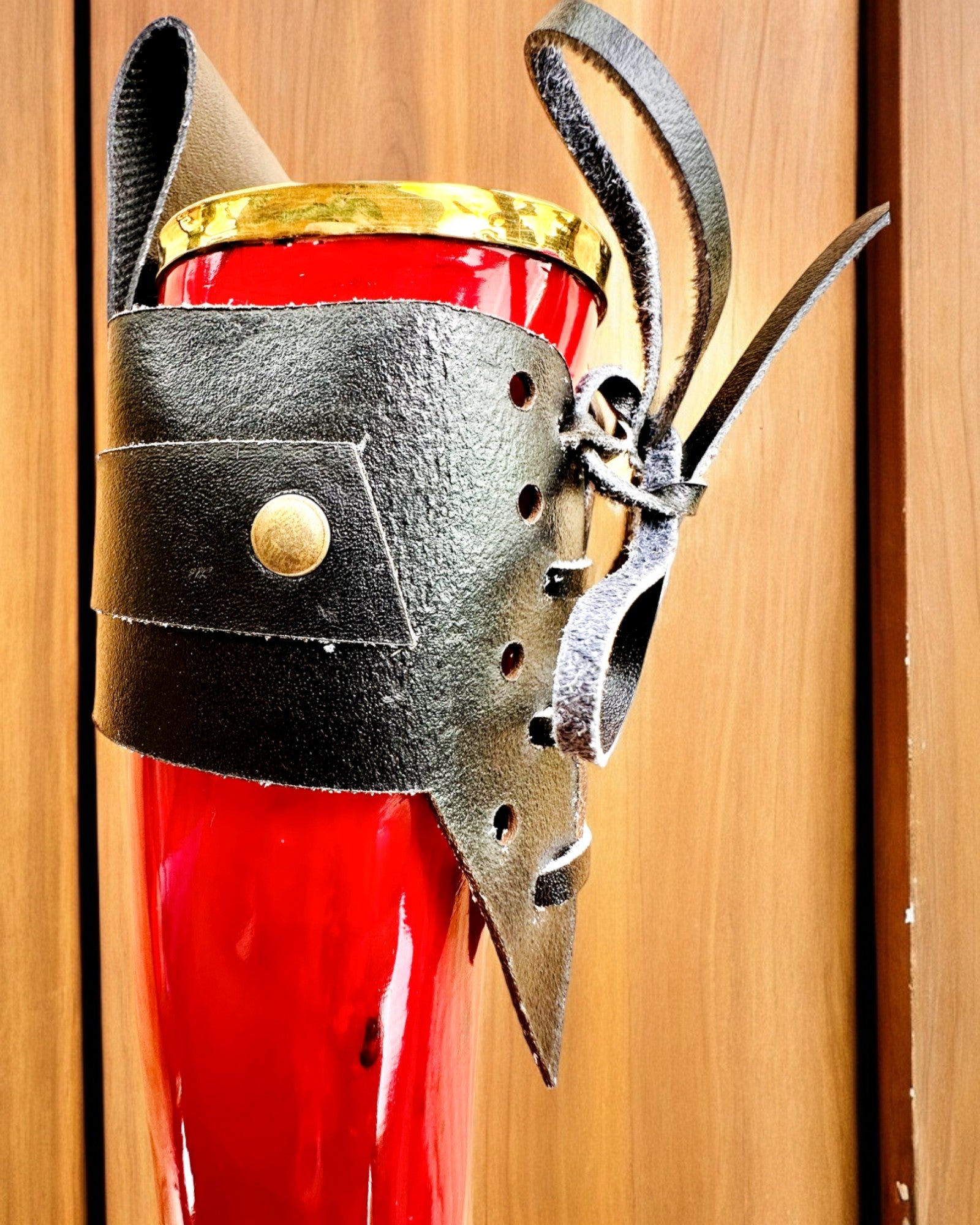 Kriegerhornbecher - Rot - mit Gravur personalisierbar