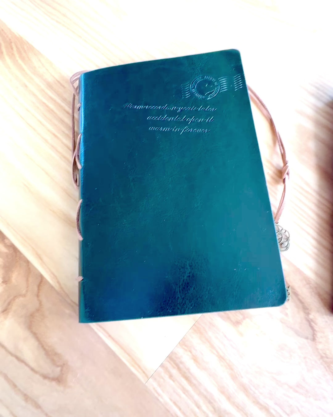 Vintage-Notizbuch "Schlüssel der Vergangenheit" - Gravur als Geschenk möglich, Notizbuch