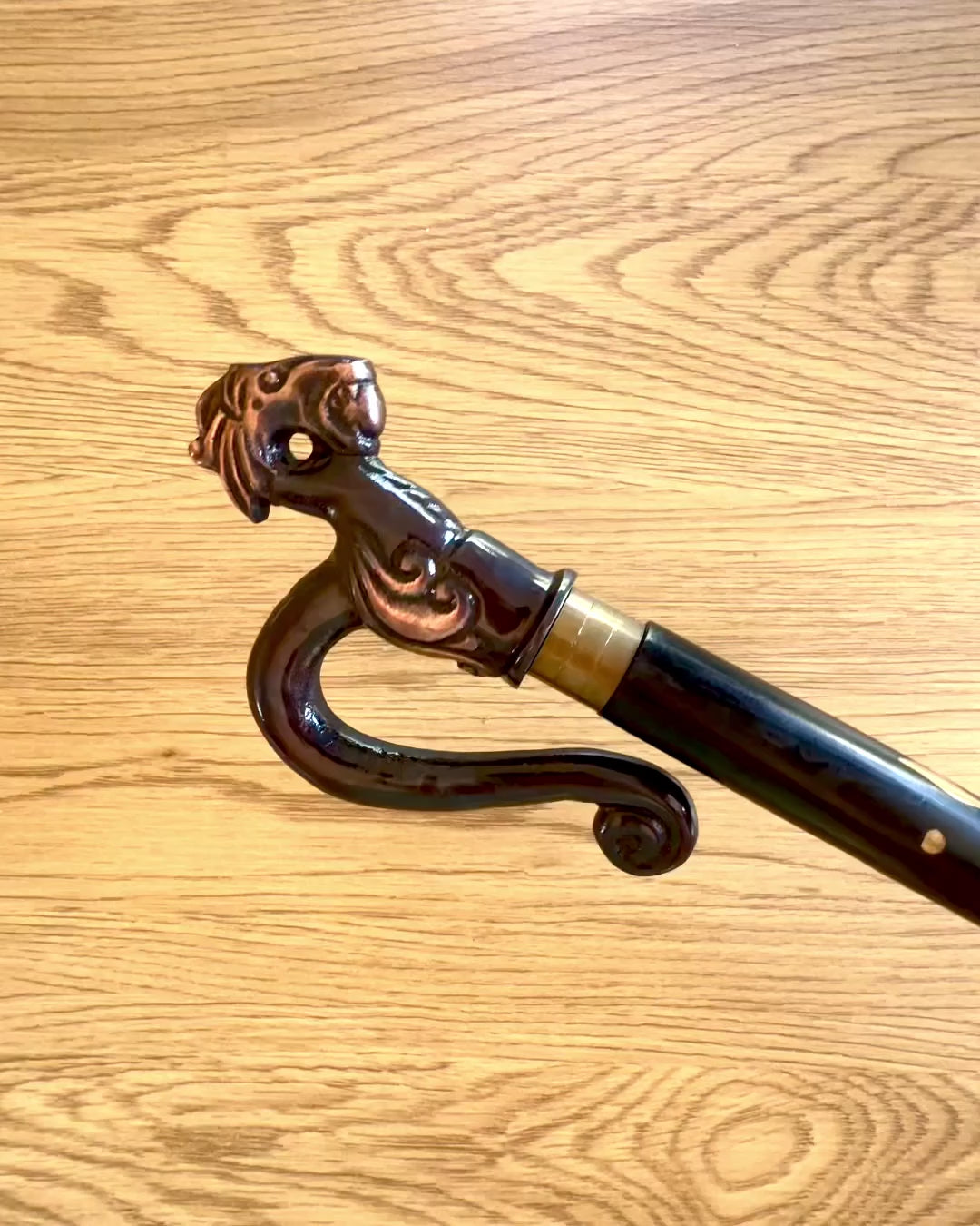 Spazierstock Drachenwächter – Möglichkeit der Personalisierung mit Gravur als Geschenk