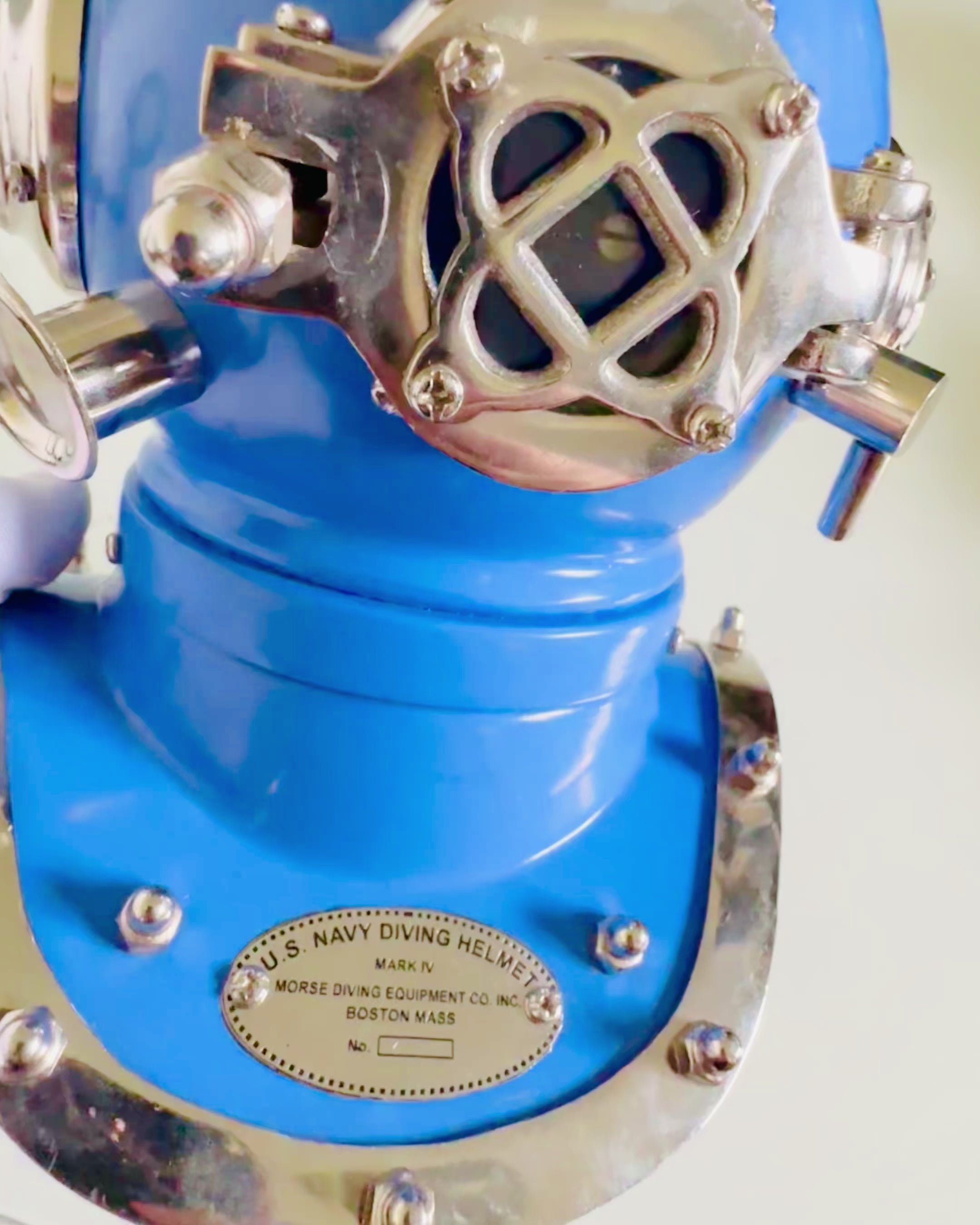 Tiefseeforscherhelm - Sammleredition mit Gravurmöglichkeit, 35 cm, Geschenk für Feuerwehrmann oder Taucher