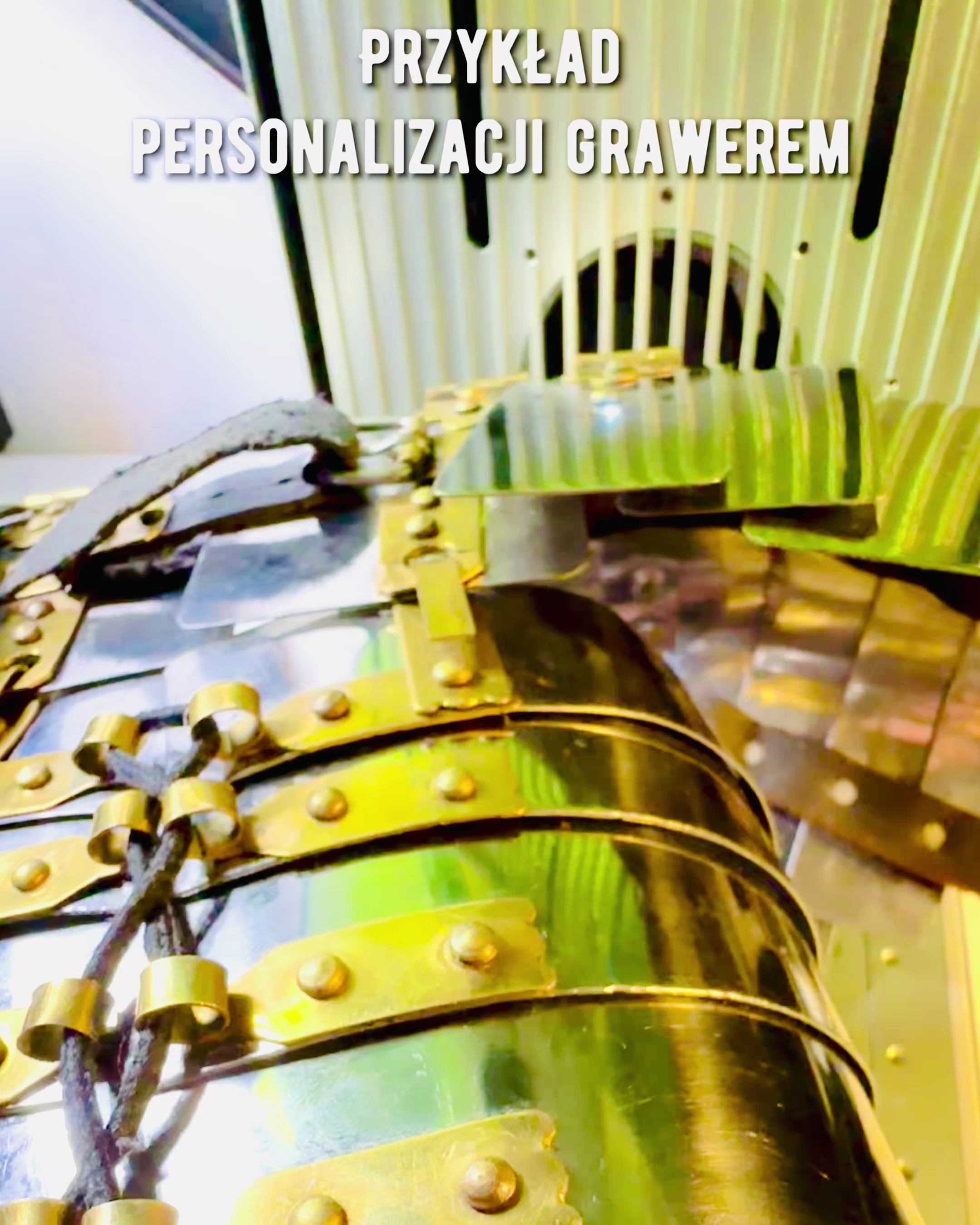 Stadtkrieger-Rüstung - Handgefertigt, Gravurmöglichkeit, Höhe ca. 40 cm