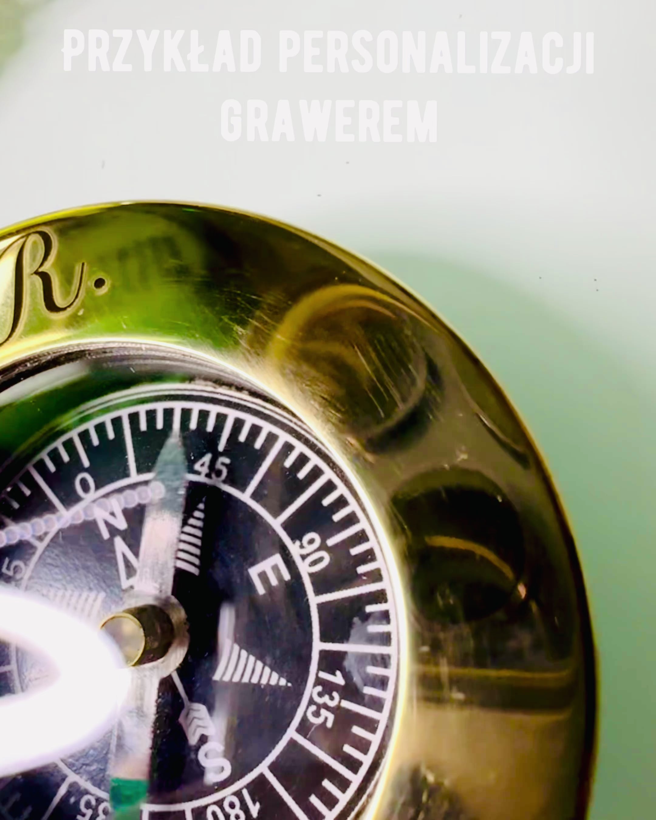 Reisekompass Rajput mit Personalisierungsmöglichkeit - als Geschenk