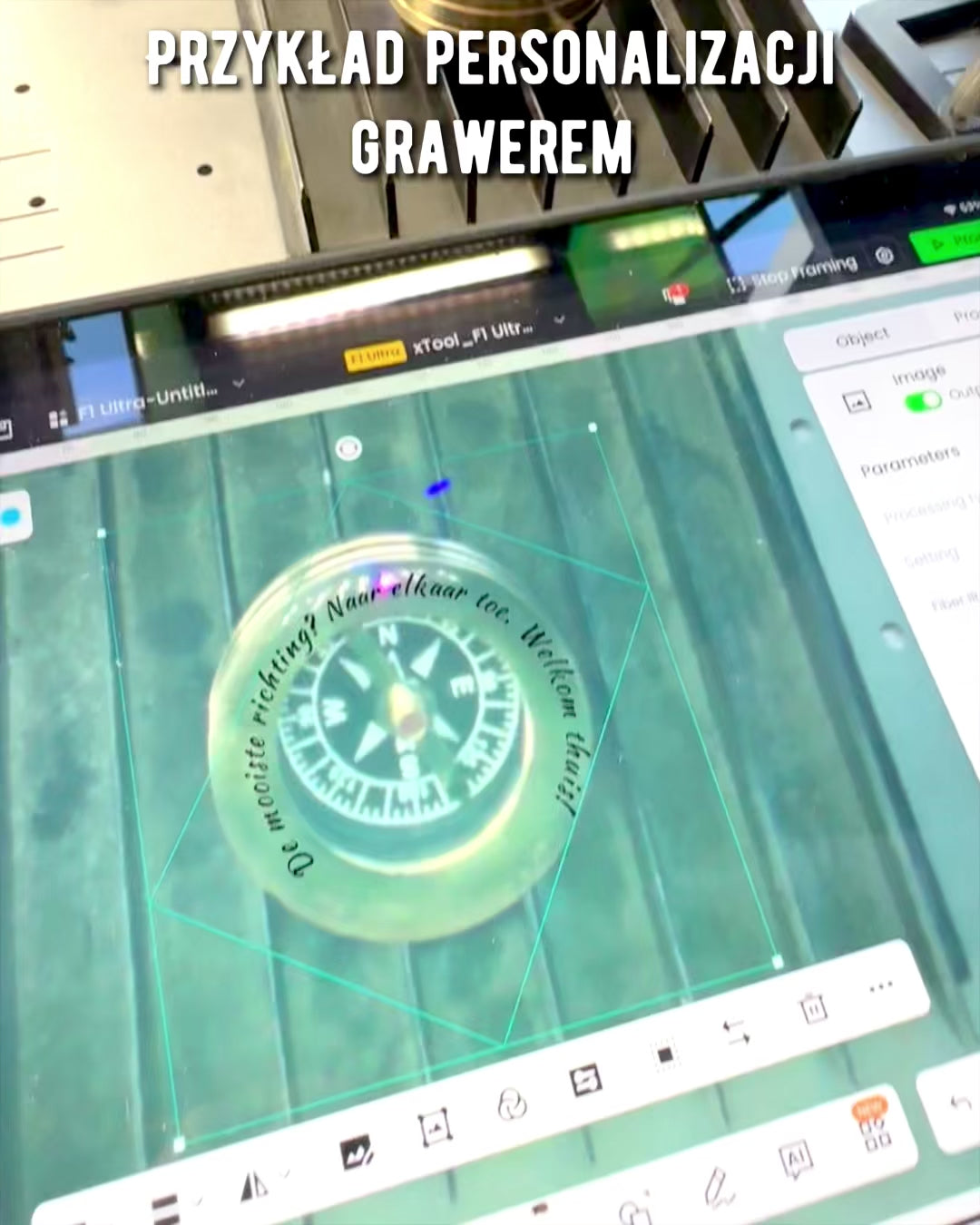 Reisekompass Rajput mit Personalisierungsmöglichkeit - als Geschenk