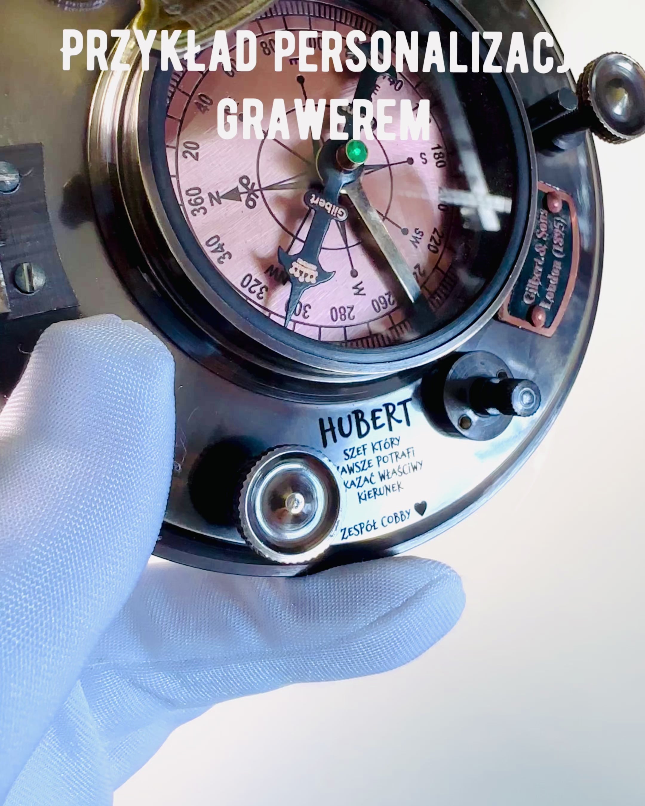 Antiker Premium-Navigationskompass mit Gravurmöglichkeit – Handgefertigt