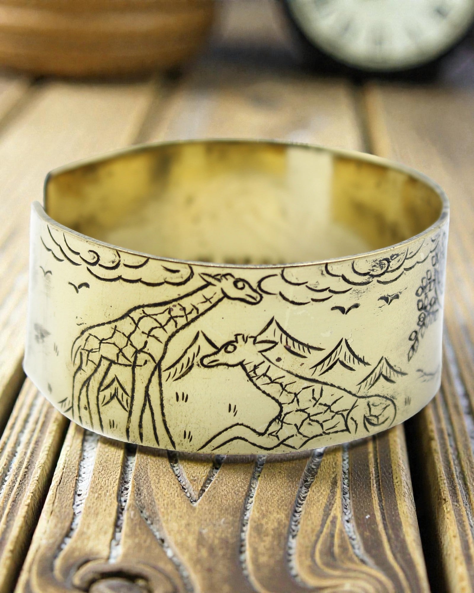 Tibetisches Messingarmband Baum des Lebens – Himalaya-Harmonie