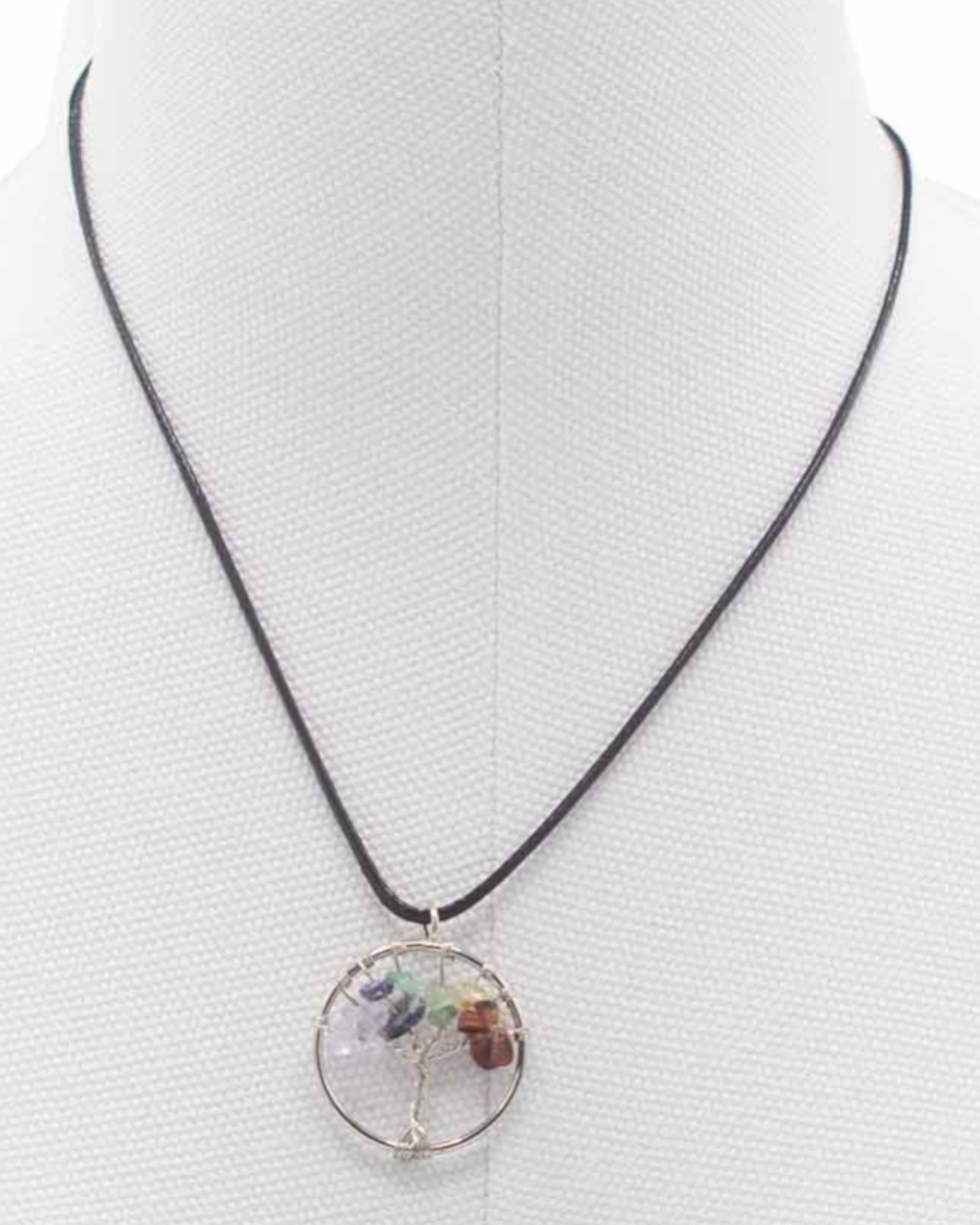 Halskette Baum des Lebens Chakra-Gleichgewicht – Natursteine