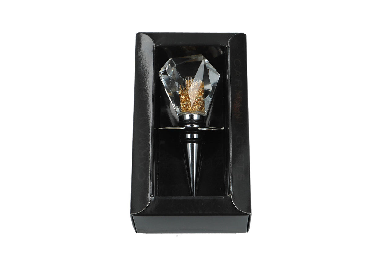 Flaschenverschluss mit Goldpartikeln 10.5 cm Länge