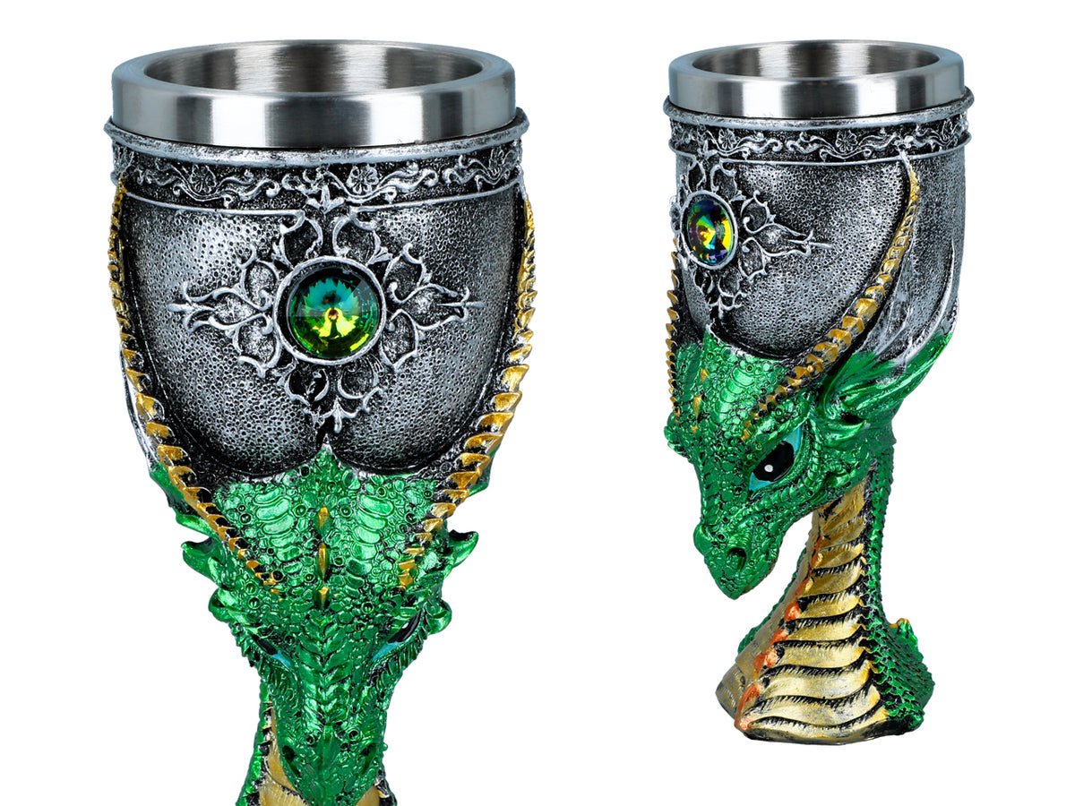 Dekorativer Pokal Erbe der Uralten mit Möglichkeit zur Personalisierung durch Gravur, ideal als Geschenk, Fassungsvermögen 300ml, elegantes Design zur Innendekoration