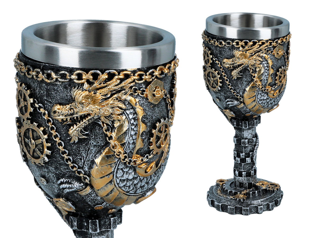 Dekorativer Pokal Erbe der Uralten 200ml mit Möglichkeit zur Personalisierung durch Gravur, ideal als Geschenk, elegantes Design im Vintage-Stil