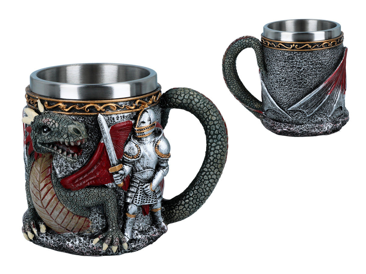 Dekorativer Becher Erbe der Uralten 450ml mit Möglichkeit zur Personalisierung durch Gravur, ideal als Geschenk, elegantes Design und einzigartiger Stil