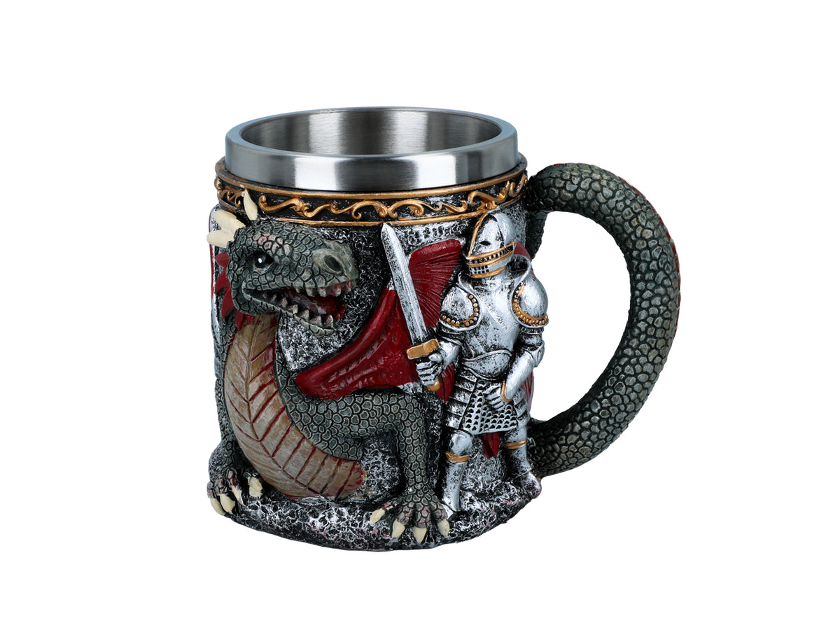 Dekorativer Becher Erbe der Uralten 450ml mit Möglichkeit zur Personalisierung durch Gravur, ideal als Geschenk, elegantes Design und einzigartiger Stil