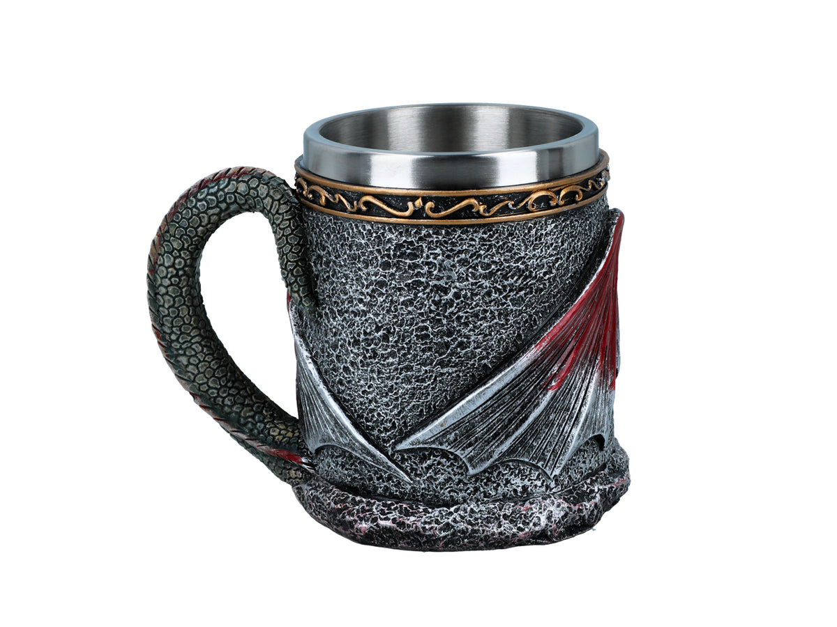 Dekorativer Becher Erbe der Uralten 450ml mit Möglichkeit zur Personalisierung durch Gravur, ideal als Geschenk, elegantes Design und einzigartiger Stil