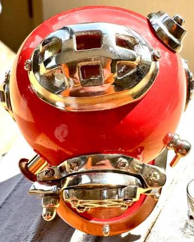 Tiefseeforscherhelm - Sammleredition mit Gravurmöglichkeit, 35 cm, Geschenk für Feuerwehrmann oder Taucher