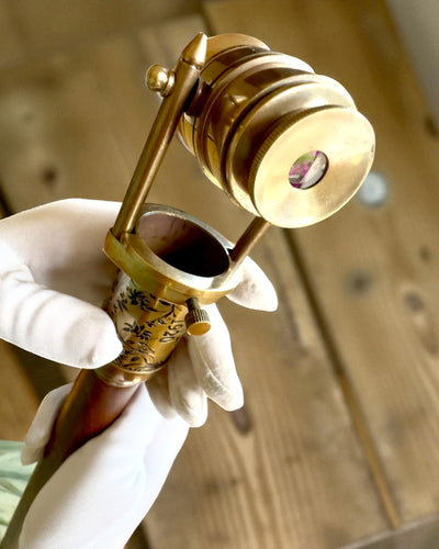 Navigator-Stock 2.0 mit Kompass und verstecktem Fernrohr, personalisierbar mit Gravur als Geschenk