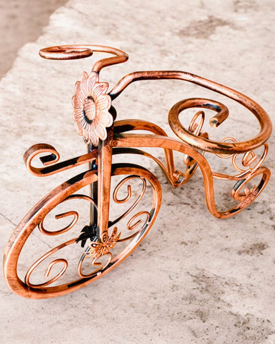 Fahrrad-Weinregal "WineCycle" - Möglichkeit zur Personalisierung mit Gravur als Geschenk