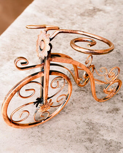 Fahrrad-Weinregal "WineCycle" - Möglichkeit zur Personalisierung mit Gravur als Geschenk