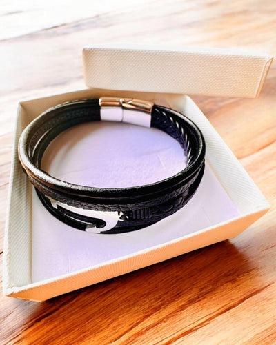 Herrenarmband Anker der Eleganz mit Gravuroption als Geschenk