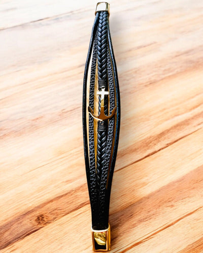 Herrenarmband Anker der Eleganz mit Gravuroption als Geschenk