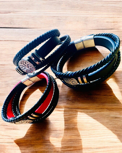 Armband "Baum des Lebens" mit Personalisierungsmöglichkeit als Geschenk, 3 Farbvarianten