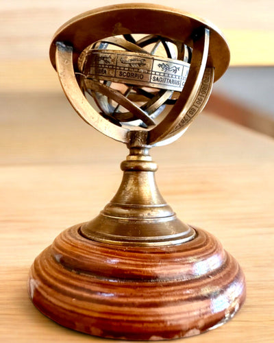 Astrolabium Artis 2 - 30 cm Höhe, Handgefertigt mit Gravuroption, Dekoration für das Büro, Premium