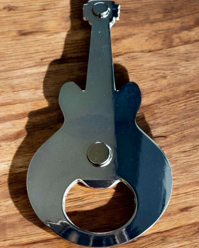 Flaschenöffner Gitarre Rock'n'Open, 2 Varianten, Personalisierung mit Gravur als Geschenk