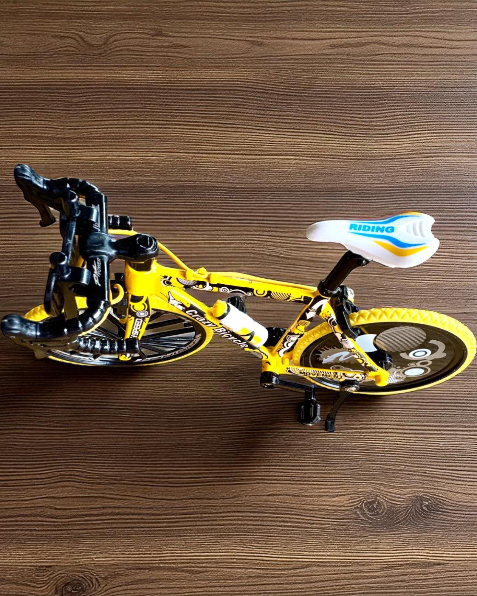 Miniaturmodell aus Metall Fahrrad Sammlerstück "Speed Rider 1.2" – Personalisierung mit Gravur als Geschenk, 2 Farbvarianten
